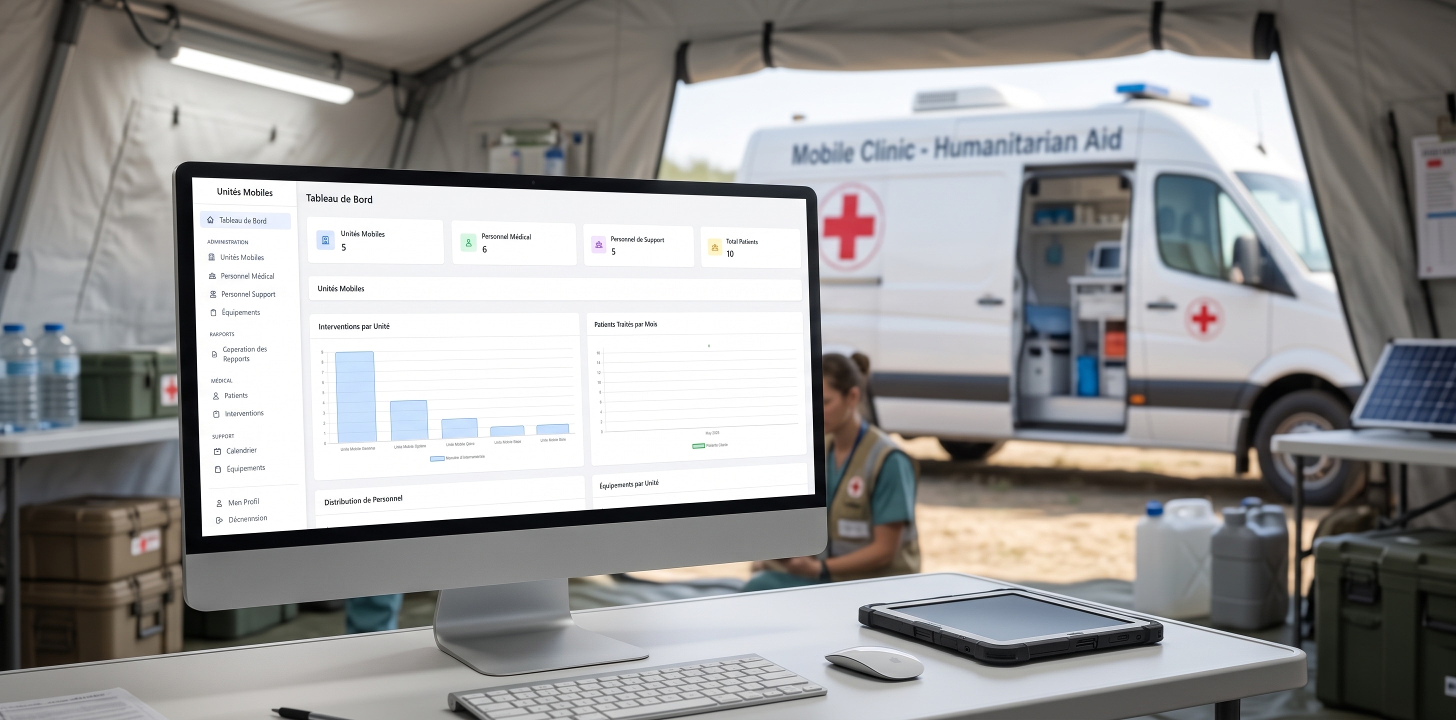 Gestion des Unités Médicales Mobiles